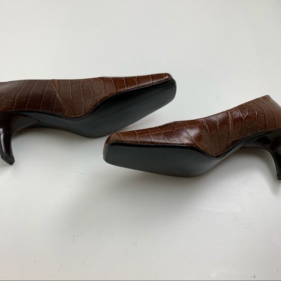 HOGL Crocodile  Caramel Heels - Picture 6 of 8